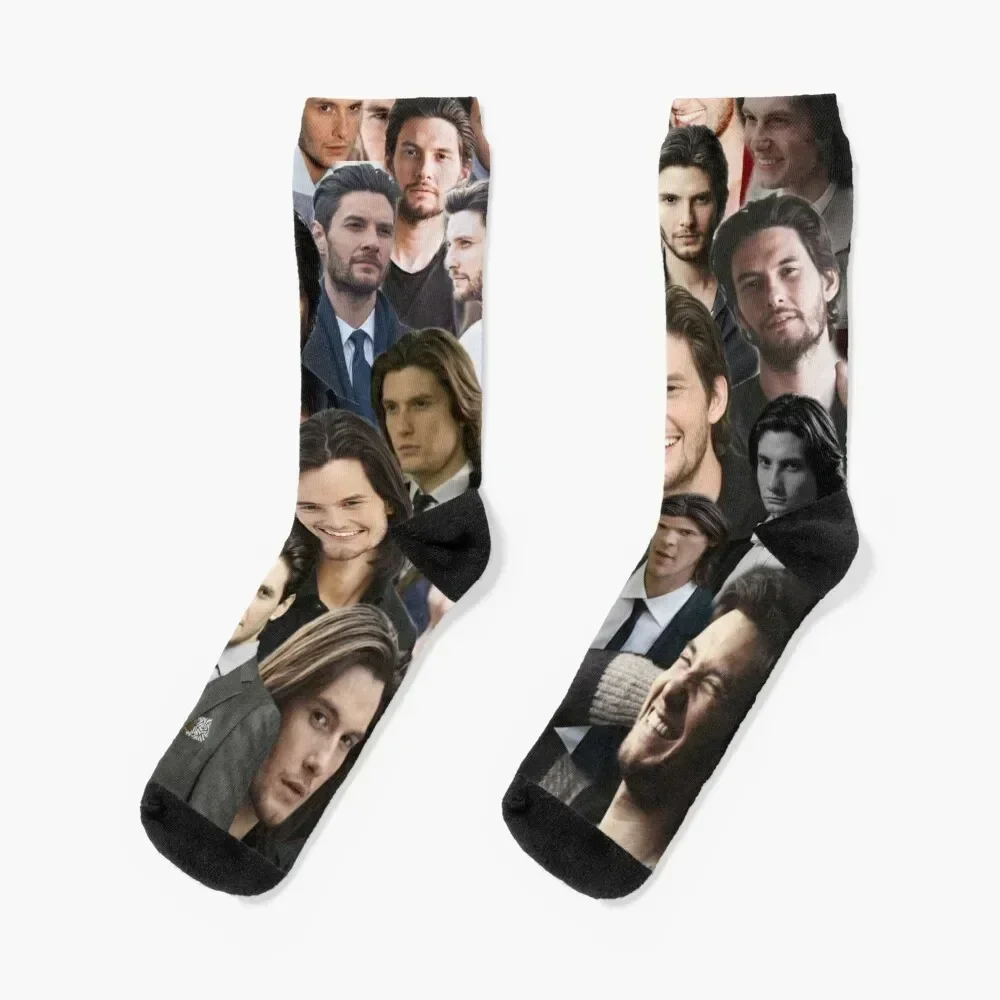 

Ben Barnes Socks hockey hiphop winter gifts Men's Socks Luxury Women's