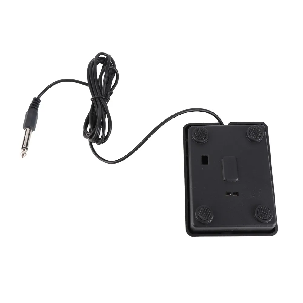 

​Silent Sustain Pedal​ ​3.5mm/6.35mm Interface​ ​Compact ​Piano Foot Pedal​ ​Universal Single Pedal​ Hand Rolled Piano