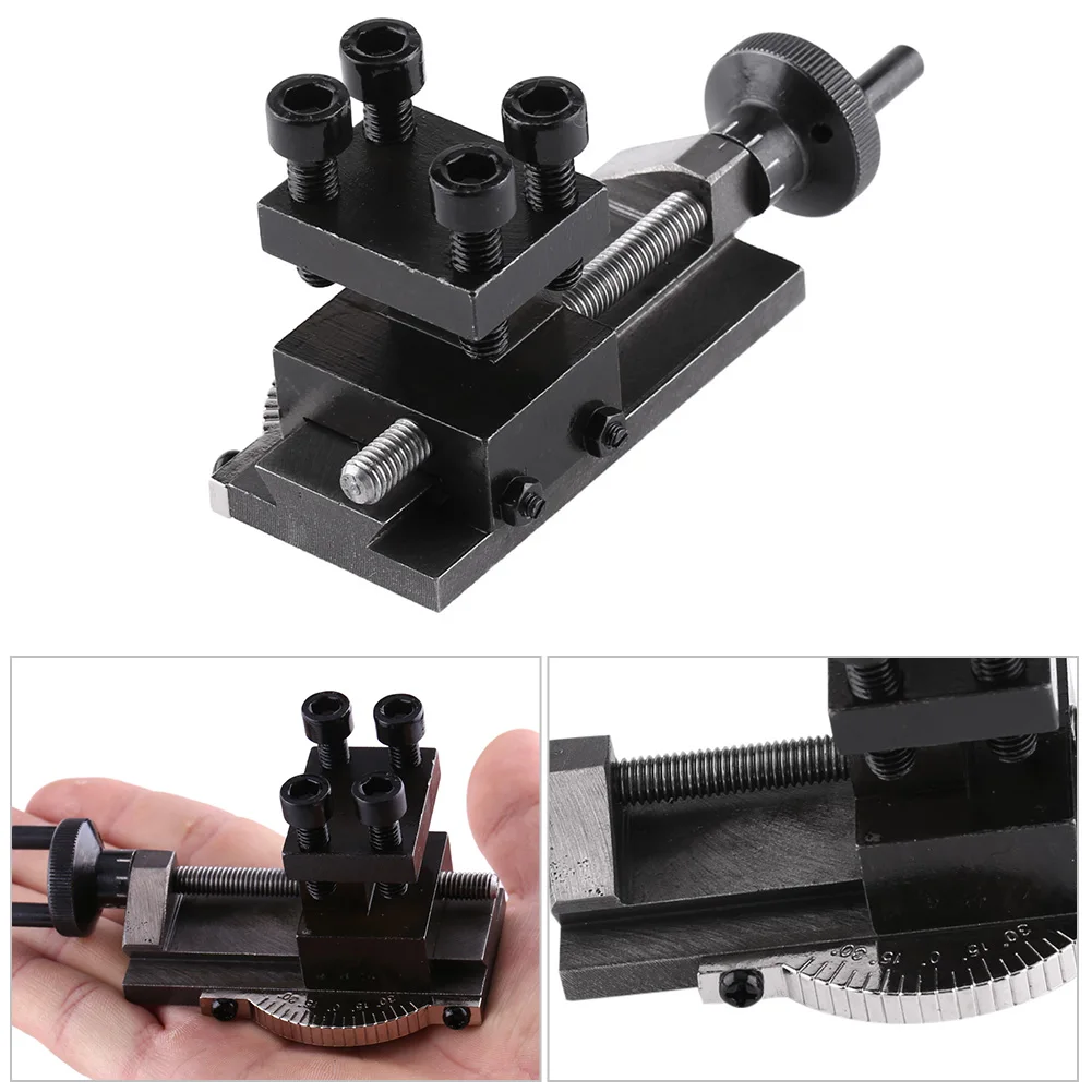 ini Micro Lathe Tool Holder Accessories 30 Degree Rotatable S/N : 10154 for SIEG C0 Mini Lathe