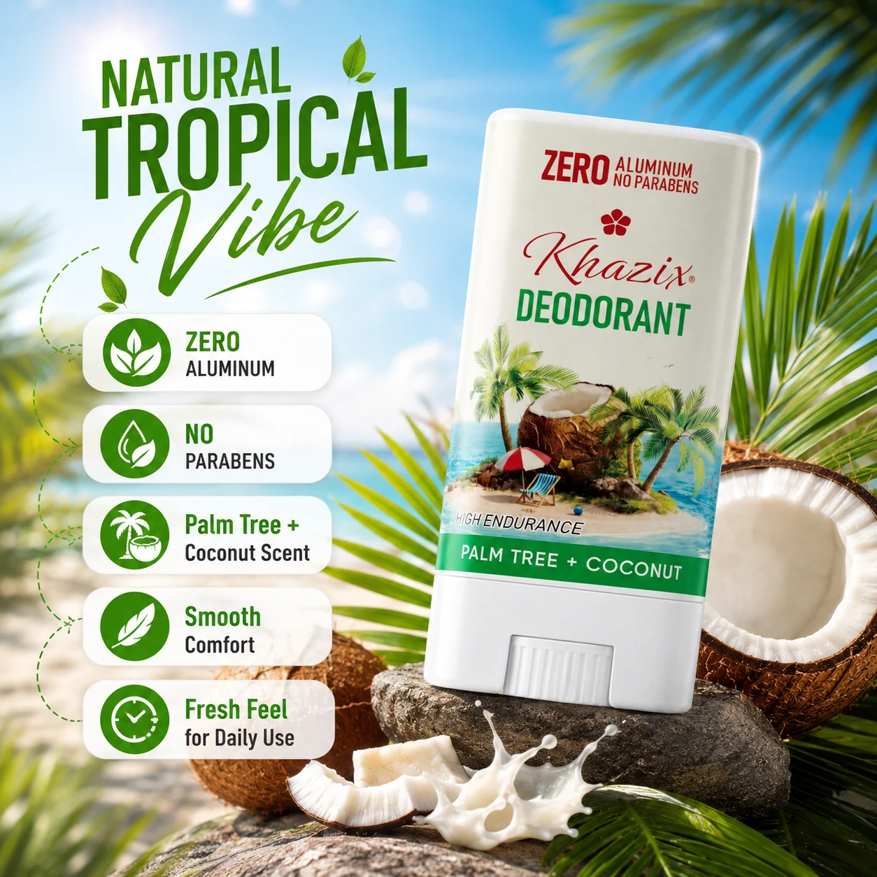 Underarm Deodorant Stick|Dual-Active Odor Fighting Formula|Shea Butter & Essential Oils Infused|Gentle Long-Lasting Freshness.Bo - view 6