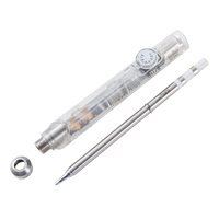 65W SH72 Electric Soldering Iron Transparent Portable Precision Welding Machine with Adjustable Temperature Welding Tool B2 KU C