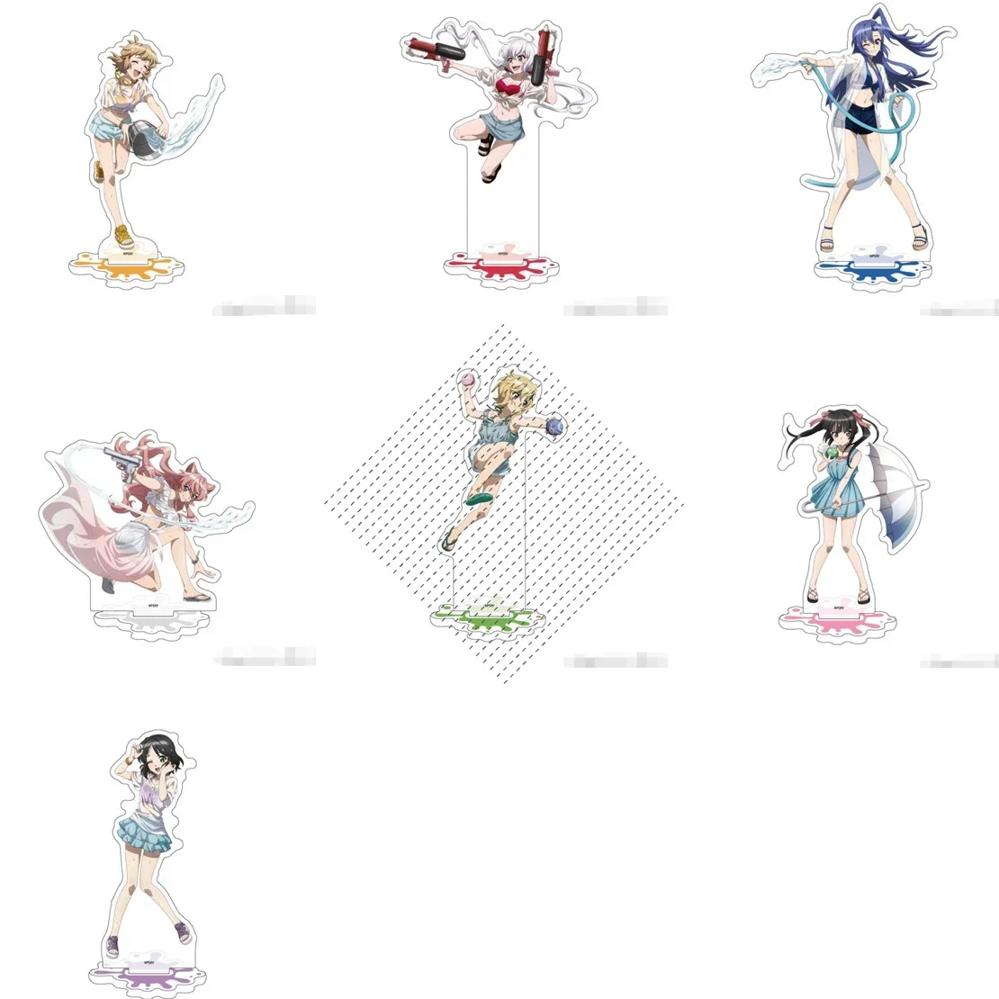 Game Yukine Chris Kazanari Tsubasa Kohinata Tachibana Hibiki Acrylic Stand Doll Anime Figure Model Plate Cosplay Toy Gift