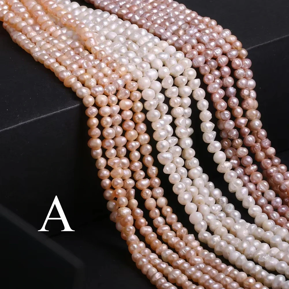 

A 36cm Natural Freshwater Pearl Bead High Quality Potato-shaped Punch Loose Bead Make Jewelry DIY Bracelet Necklace Accessories