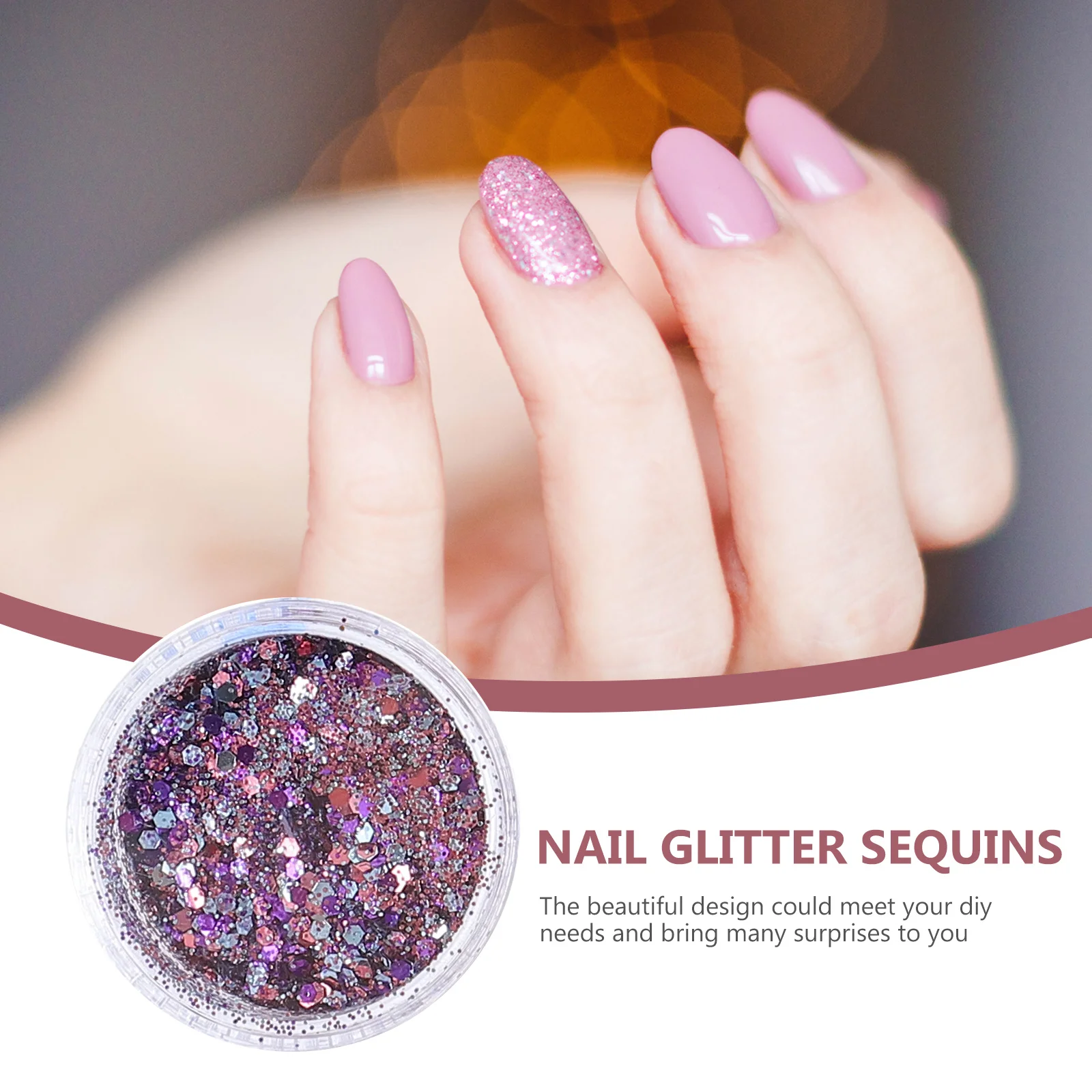 

20Pcs Nail Glitter Shimmer Powder Colorful Nail Glitters for Art Decoration Safe Material DIY Manicure Shining Pieces Body