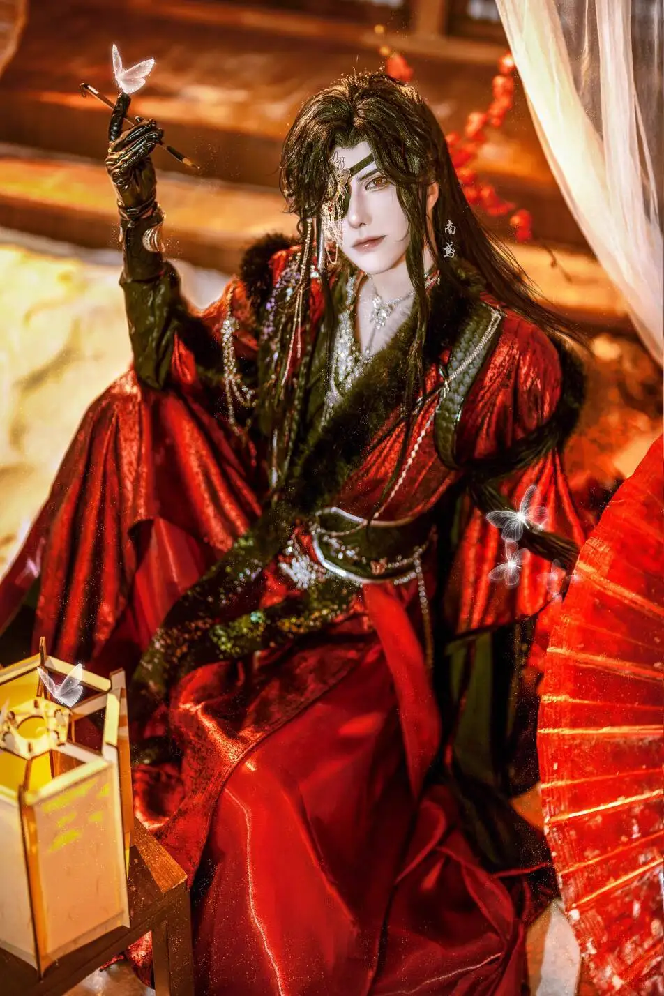 

Ancient Style Tian Guan Ci Fu Hua Cheng Ghost King 2.0 Gorgeous Edition Cosplay Chinese Hanfu Halloween Performance Costume