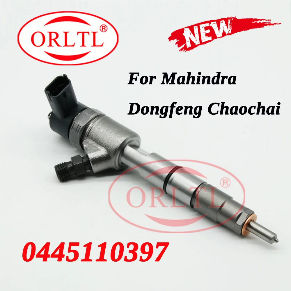 

ORLTL COMMON Rail 0445110397 CRDI Injector Assy 0 445 110 397 Fuel Engine Part Diesel Injector Nozzle 0445 110 397 for Mahindra