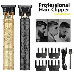 Professional Hair Trimmer USB Rechargeable Hair Clipper for Men Haircut Hair Cutter Barber Machine Electric Shaver Beard Clipper