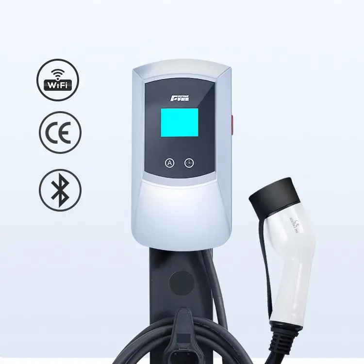 

32a 3 Phase 7kw 11kw 22kw Wallbox Fast Electric Vehicle Charge Type 2 Ev Charging Station Wall Mount Ev Charger For Home