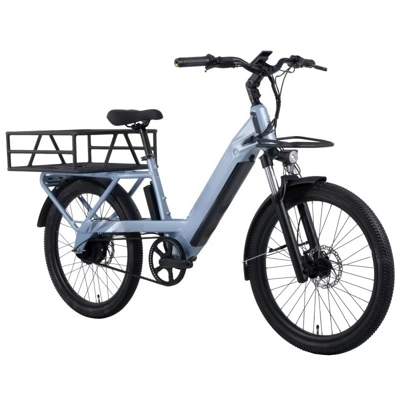 36V 350W Electric Cargo Bike Aluminum Frame 24