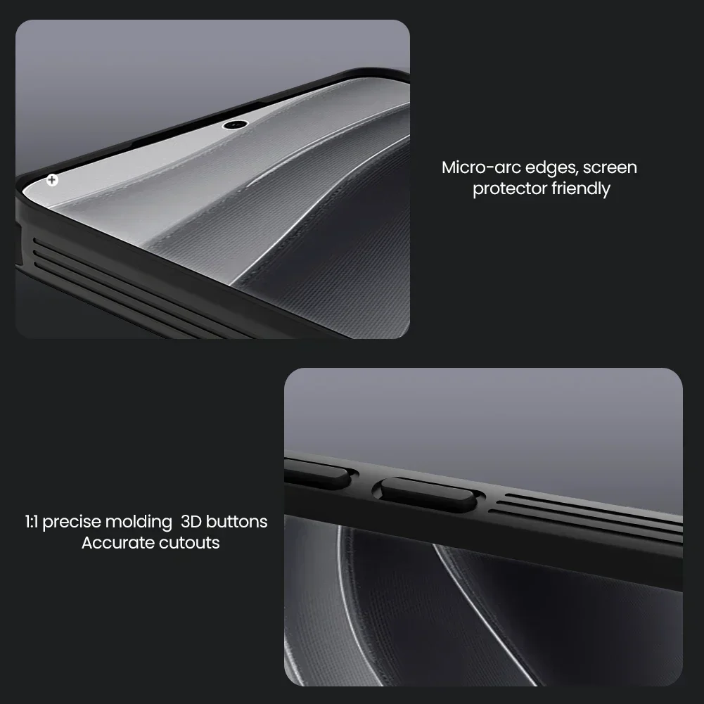 Nillkin for Xiaomi Poco X7 5G Case CamShield Camera Protection Slide Privacy Lens Matte Shockproof Back Cover