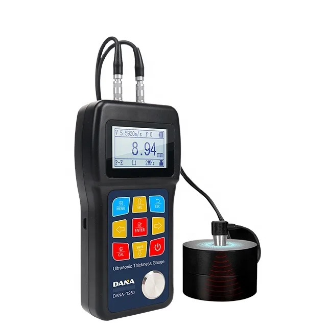 

T230 Digital Ultrasonic Through Metal Coating PE EE Thickness Gauge Meter industrial metal detectors steel metal plastic