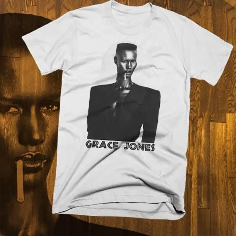 Grace Jones T Shirt Retro Cigarette Vintage Hipster Jamaica Music