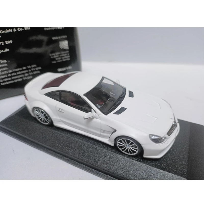 Minichamps 1/43 مقياس SL65 R230 AMG سبيكة محاكاة نموذج سيارة مجموعة ثابتة زينت هدايا العيد اللعب