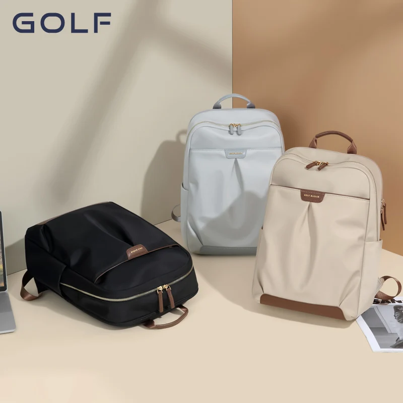 Bolsa de golfe feminina, mochila de grande capacidade para computador, mochila de viagem, moda, nova, 2024