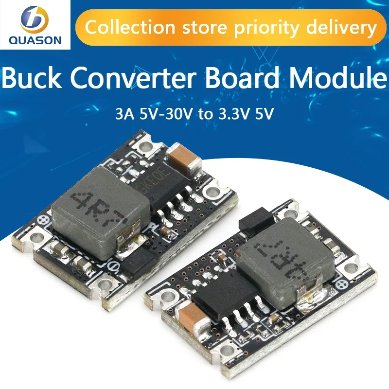 CN3903 3A Mini DC-DC Buck Step Down Converter Board Module 5V-30V to 3.3V 5V DC DC Voltage Regulator PCB Board Power Buck Module