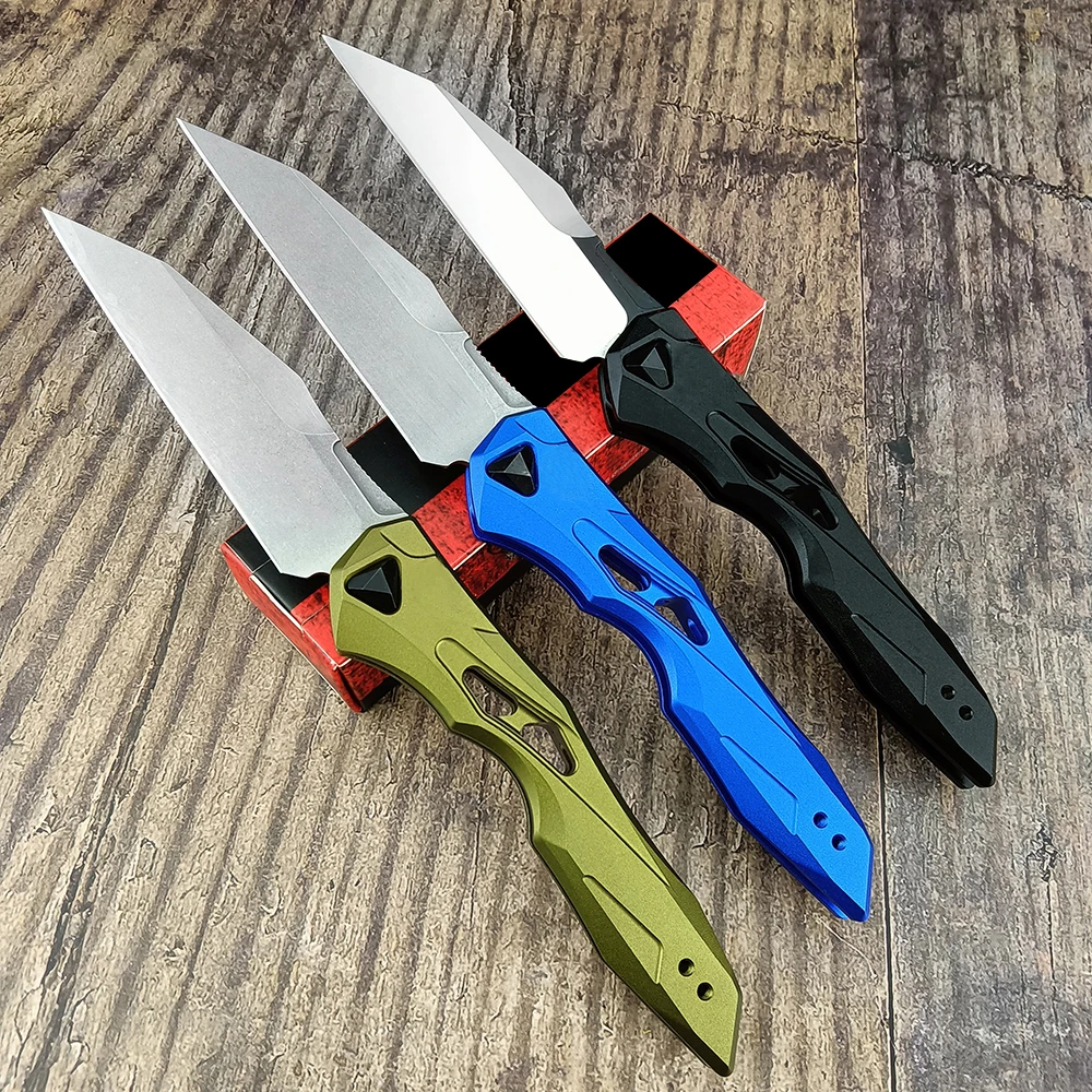 

KS 7650 Launch 13 AU TO Folding Knife 3.5" CPM154 Blade Anodized Aluminum Handles Outdoor Self Defense Camping Knives