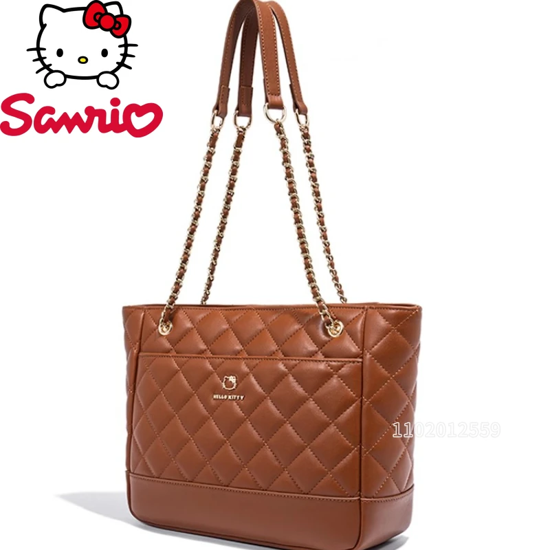 

Sanrio Hello Kitty New Women's Handbag Large Capacity Fashion Women's Shoulder Bag Luxury Brand Cartoon Women's Bag High Quality