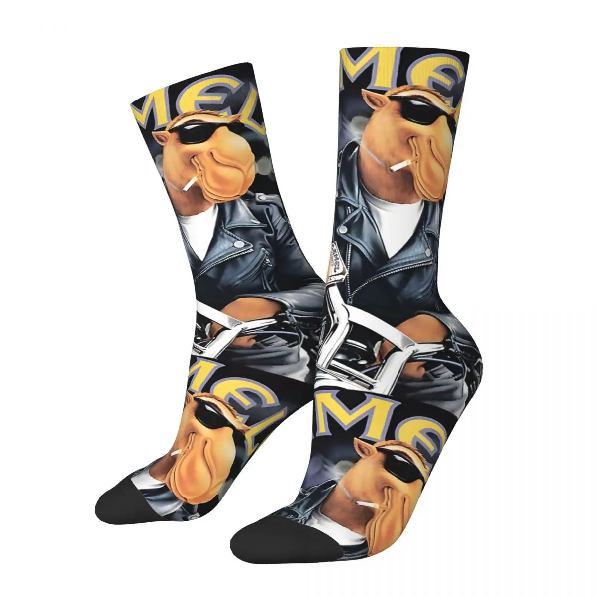 Vintage Cool Cool Men's compression Socks Unisex C-Camel Cigarettes Harajuku Pattern Printed Novelty Crew Sock