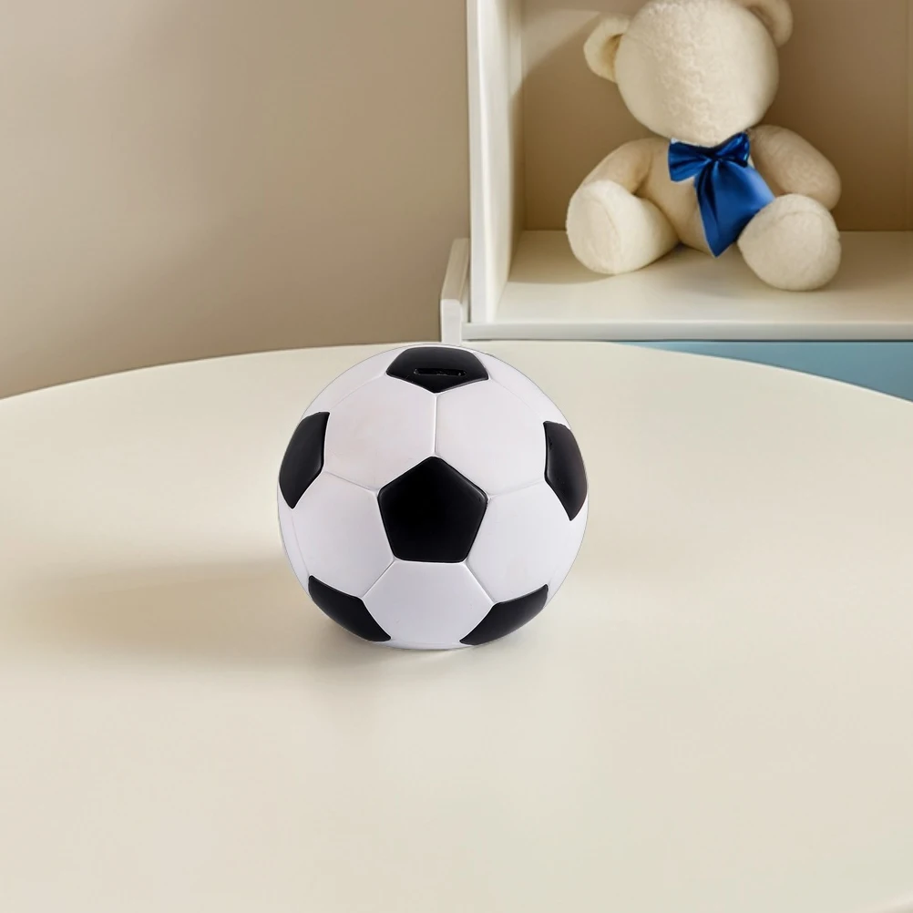 

2 Pcs Football Piggy Bank Cute Money Cash Saving Jar Basketball Children Boxes Coin Container