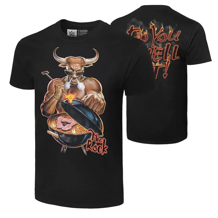 

Men's Black The Rock Retro Do You Smell It! T-Shirt