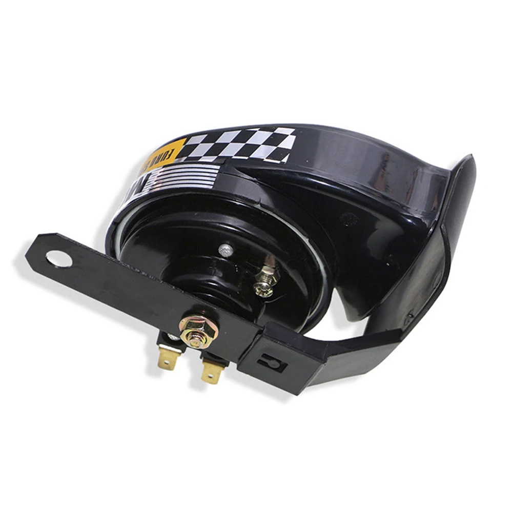 12V Snail Air Horn Waterproof Air Motorcycle Horn Single-tone Electric Snail Horn for Motorcycle Car for Motorbike Truck Vehicle
