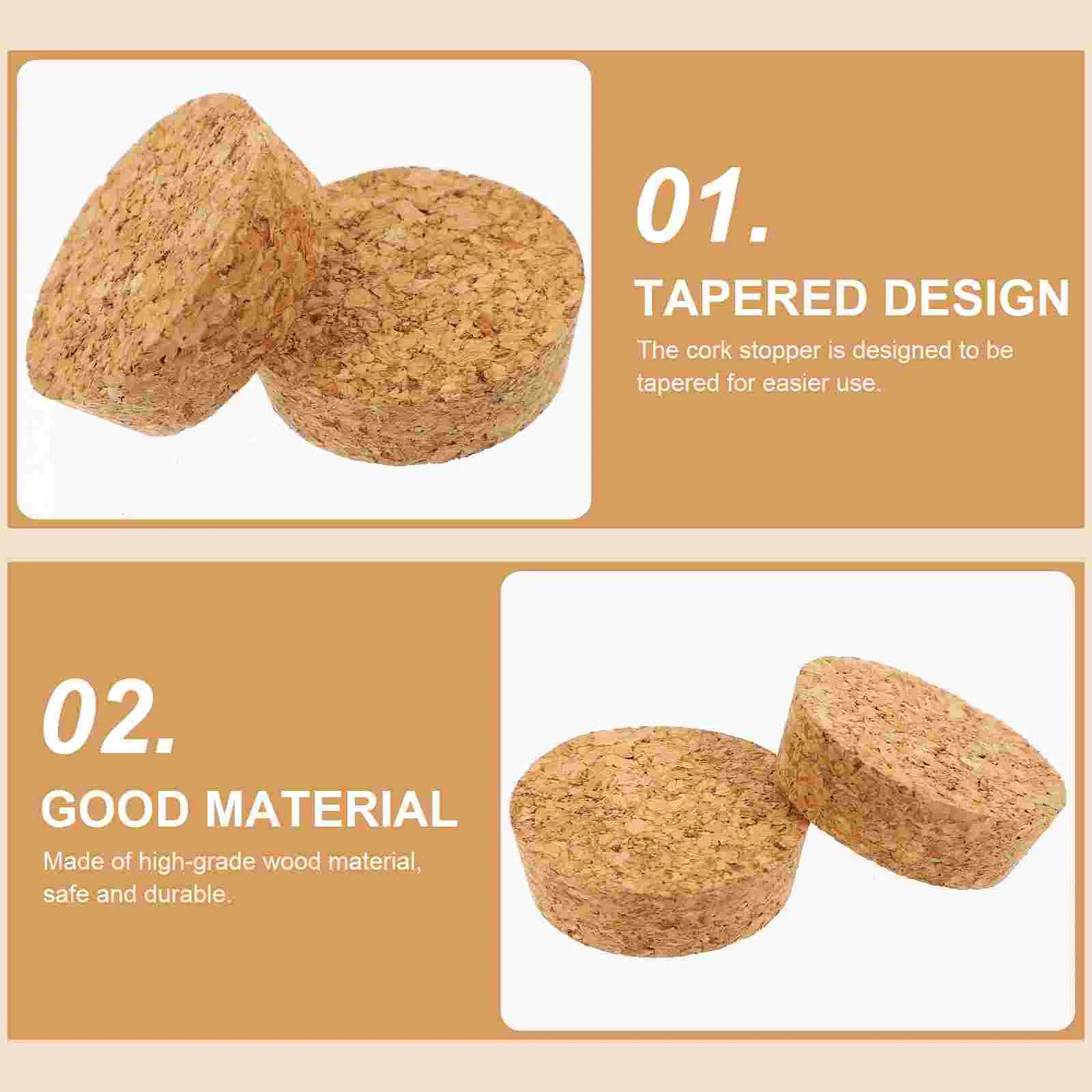 Mini Rolhas para Garrafas, Saver Cortiça, Rolhas De Madeira, Parafuso, 20 pcs