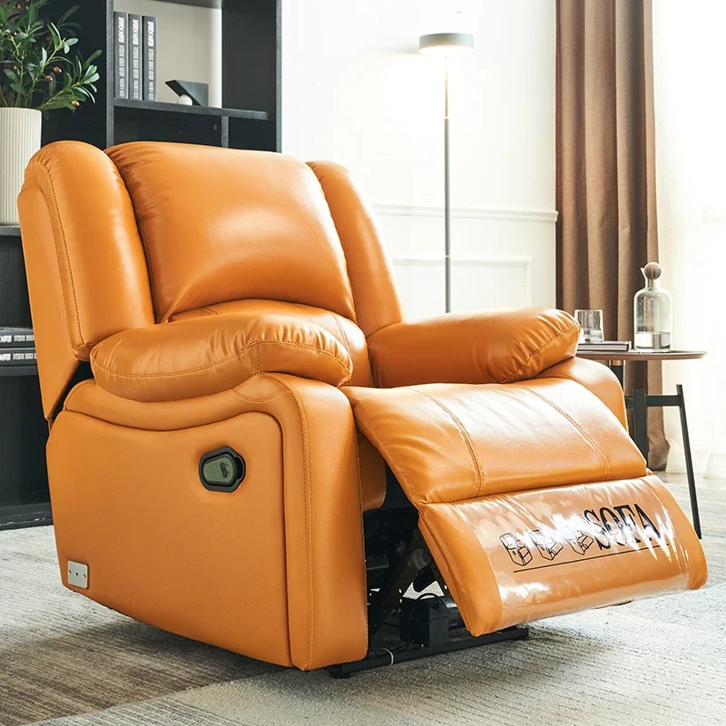 

Leather cabin seat multi-functional manicure sofa fully equipped small apartment study