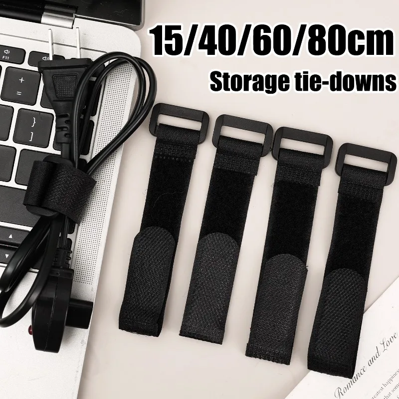 Reusable Hook And Loop Straps Self-Adhesive Cable Organizer Ties Adjustable Fastener Tape Nylon Cable Wire Cord Management Tools