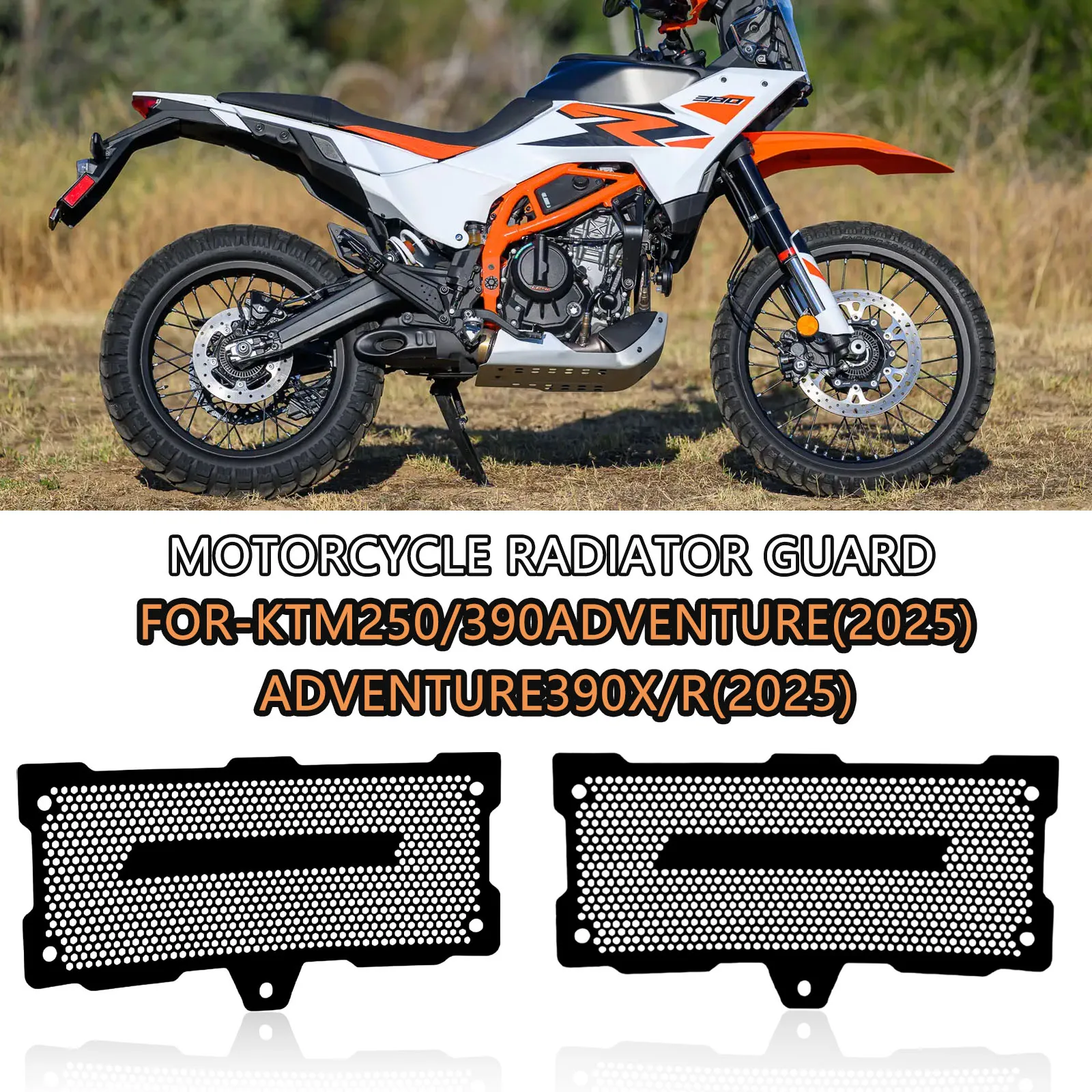 

For KTM250 390 ADVENTURE 2025 Motorcycle Radiator Grille Guard Cover Protector Grille heat dissipation net ADVENTURE 390X R 2025