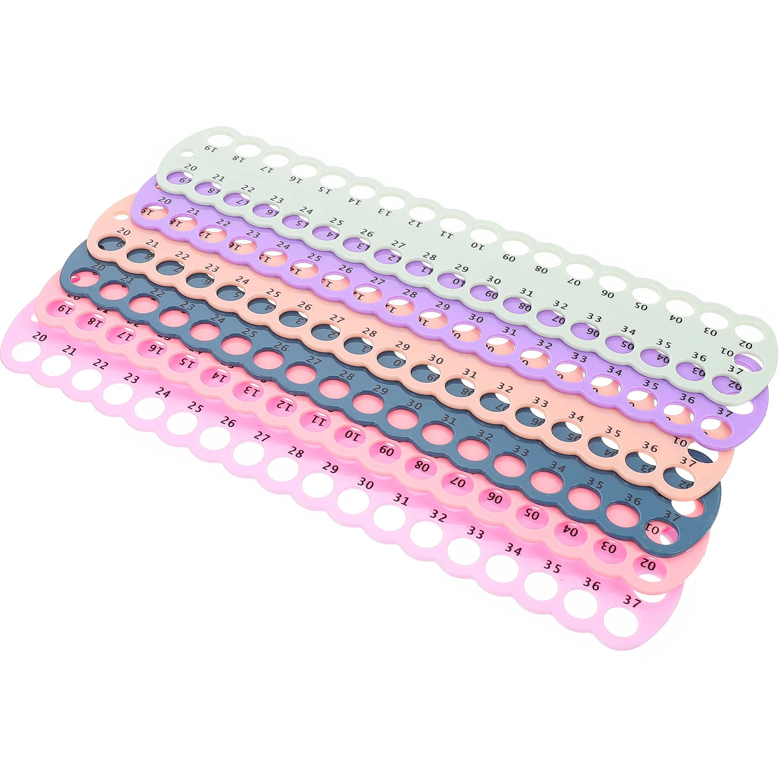 6Pcs Wear-Resistant Thread Holder Multi-Hole Embroidery Organizer Portable Floss Accessories Daily Use Thread Organizer