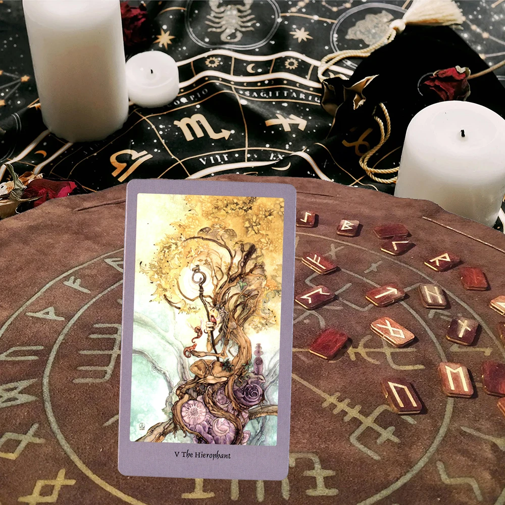 Shadows Tarot.78 Cards Oracle Deck English Version Esoterism and Witchcraft Spiritual Altar Predictions Trading