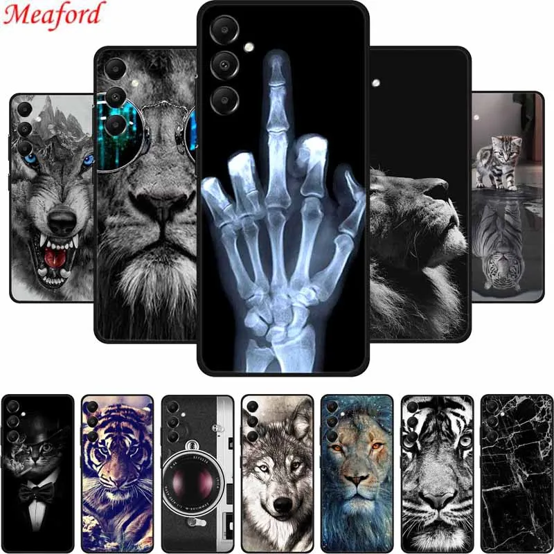 For Samsung Galaxy M35 5G Case M 35 Phone Cover Black Silicone Soft Back Cases For Samsung M35 Case Funda For Galaxy M35 Coque