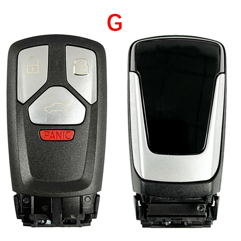 CS008042 Replacement Smart Key Cover 6 Models Shell MLB Remote Spare Case Housing For A-UDI A8 RS Q7 SQ7 S5 A4L A5 Key Replace