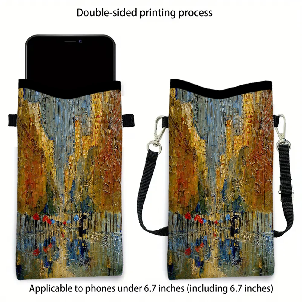 

Autumn Street Phone Bag Adjustable and Detachable Strap Designed Exclusively for Women Crossbody Bag Convertible ShoulderBag2.10