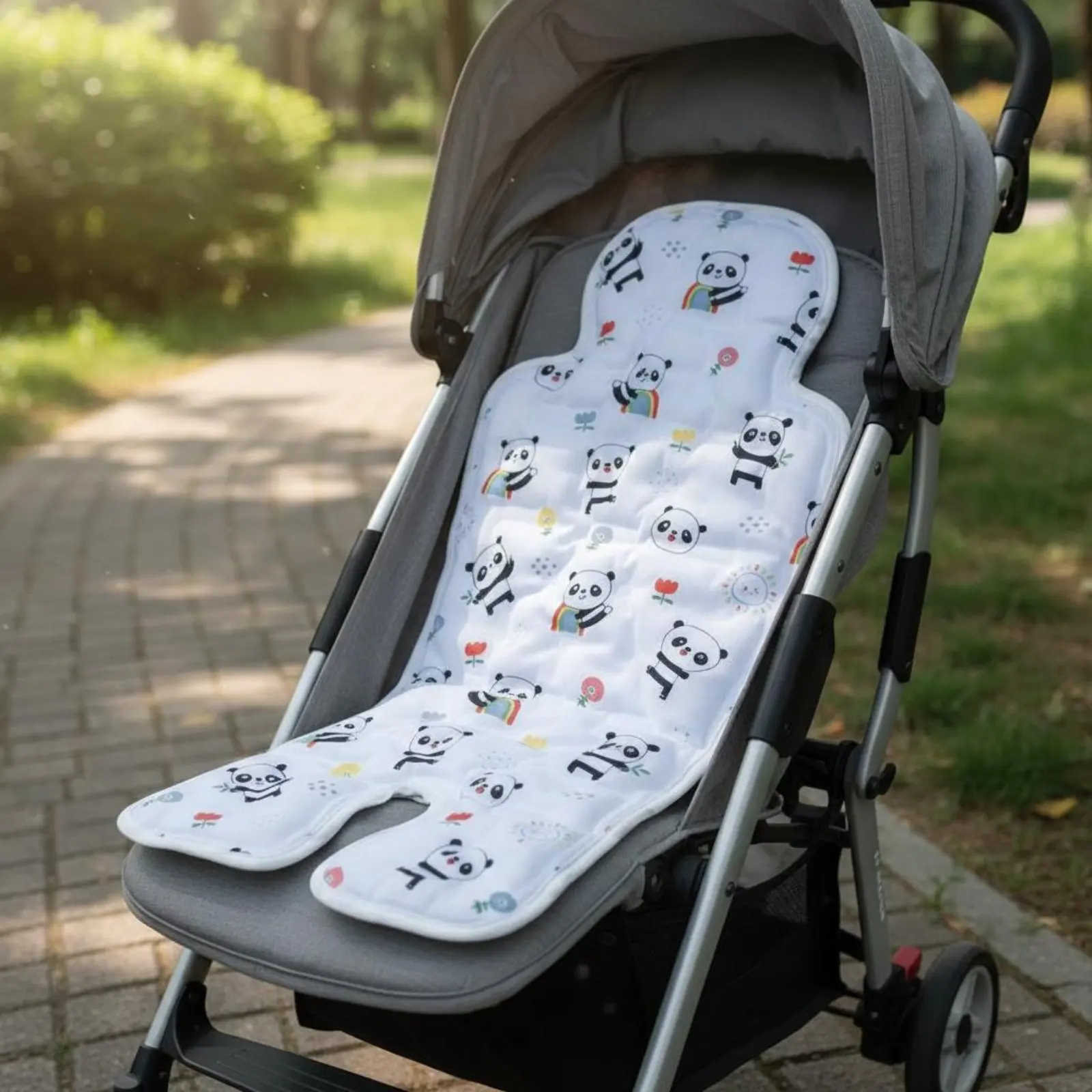 Ice Bead Seat Pad Summer Use Gel Cooling Mat Stroller Cooling Mat Breathable Baby Stroller Seat Liner Universal Fit for Toddlers