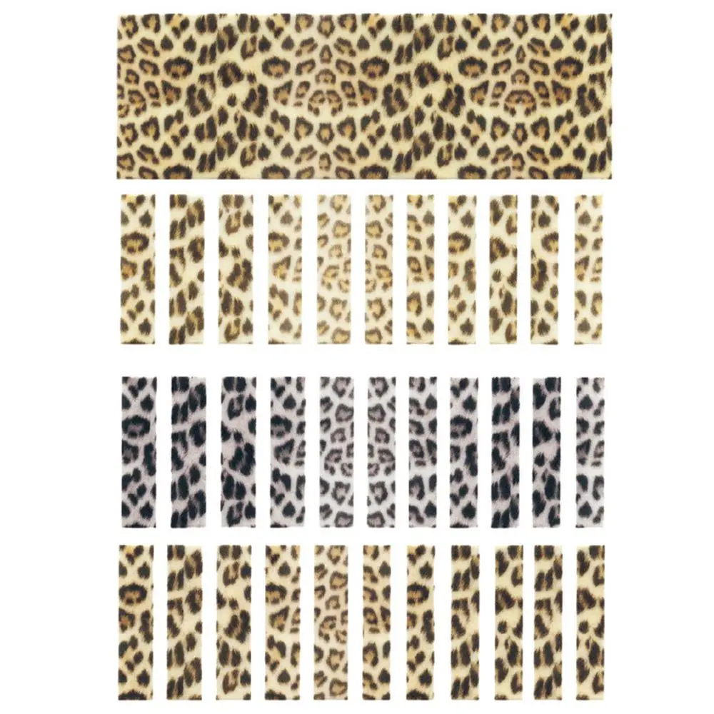 

Tiger DIY Nail Materials Snake Manicure 3D Nail Stickers Leopard Nail Sticker Nail Art Decoration Adhesive Decals