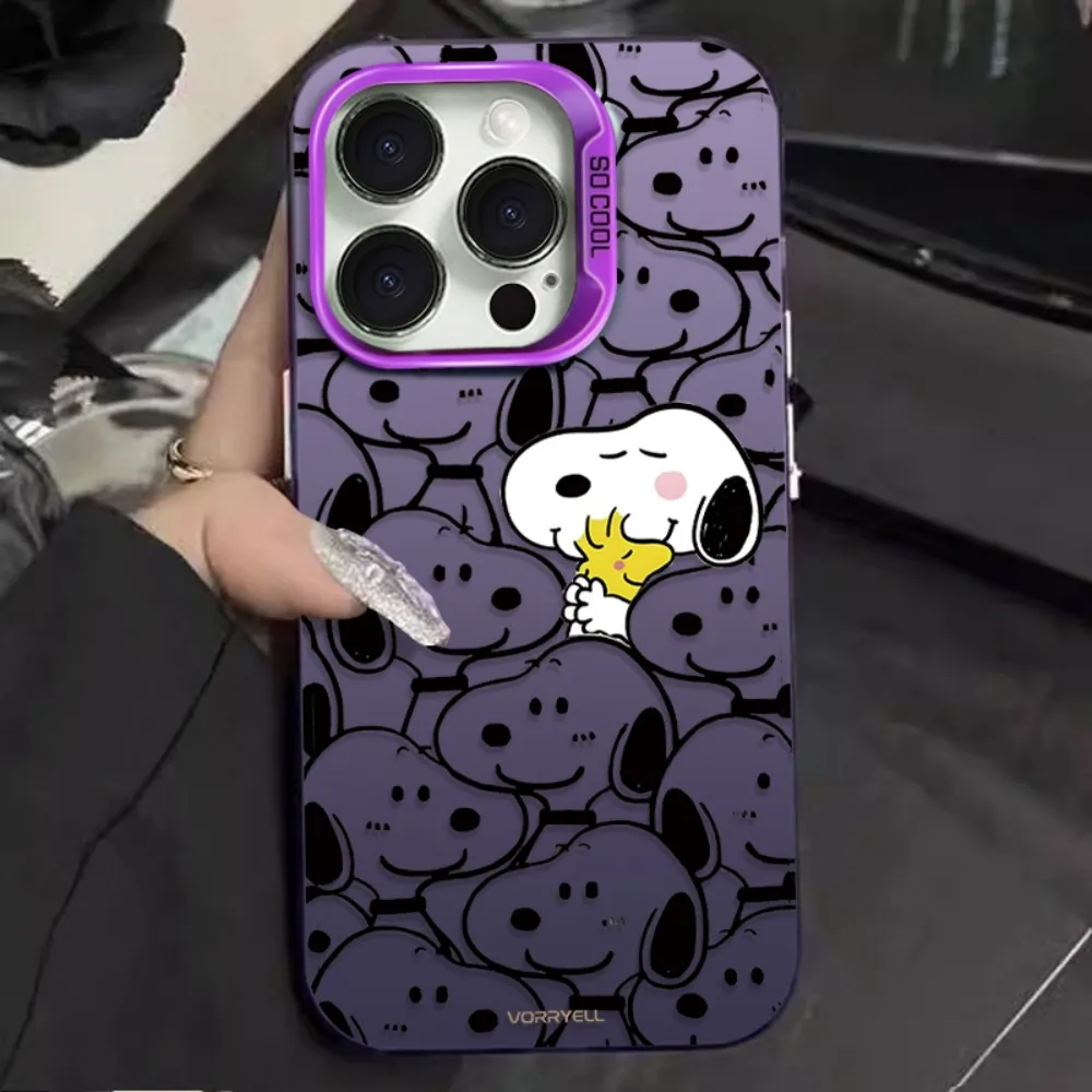 Handyhülle für iPhone 18 17 17e 16e 16 15 14 13 12 11 mini Pro Max Air Plus Sturzsichere Matte Hülle Anime SnoopyS Niedlicher Welpe Hot – Detail 3