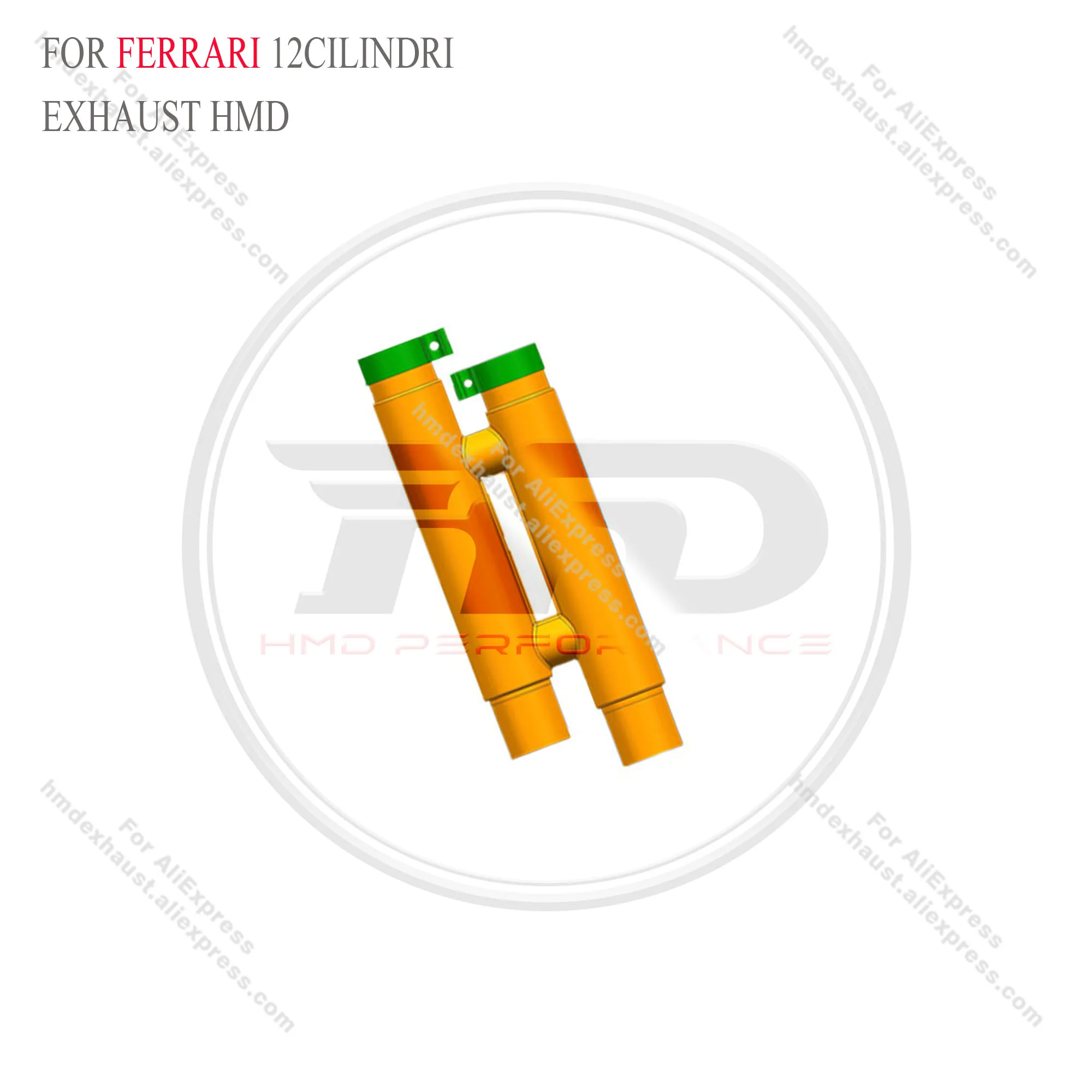 

Pre-sale HMD for Ferrari 12cilindri Catback Exhaust system High quality Direct bolt installation High performance