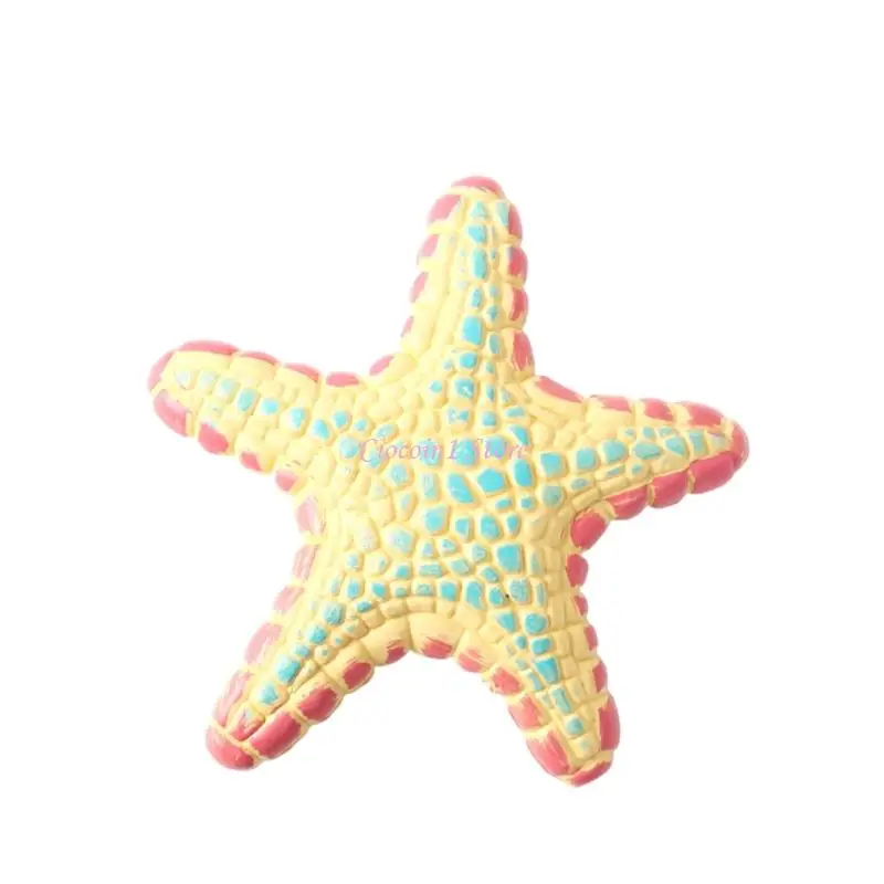 Y1UB Star Star Fish Accesorios piscina Pack 8 Toy figuras animales mar para niños Entrenamiento buceo del