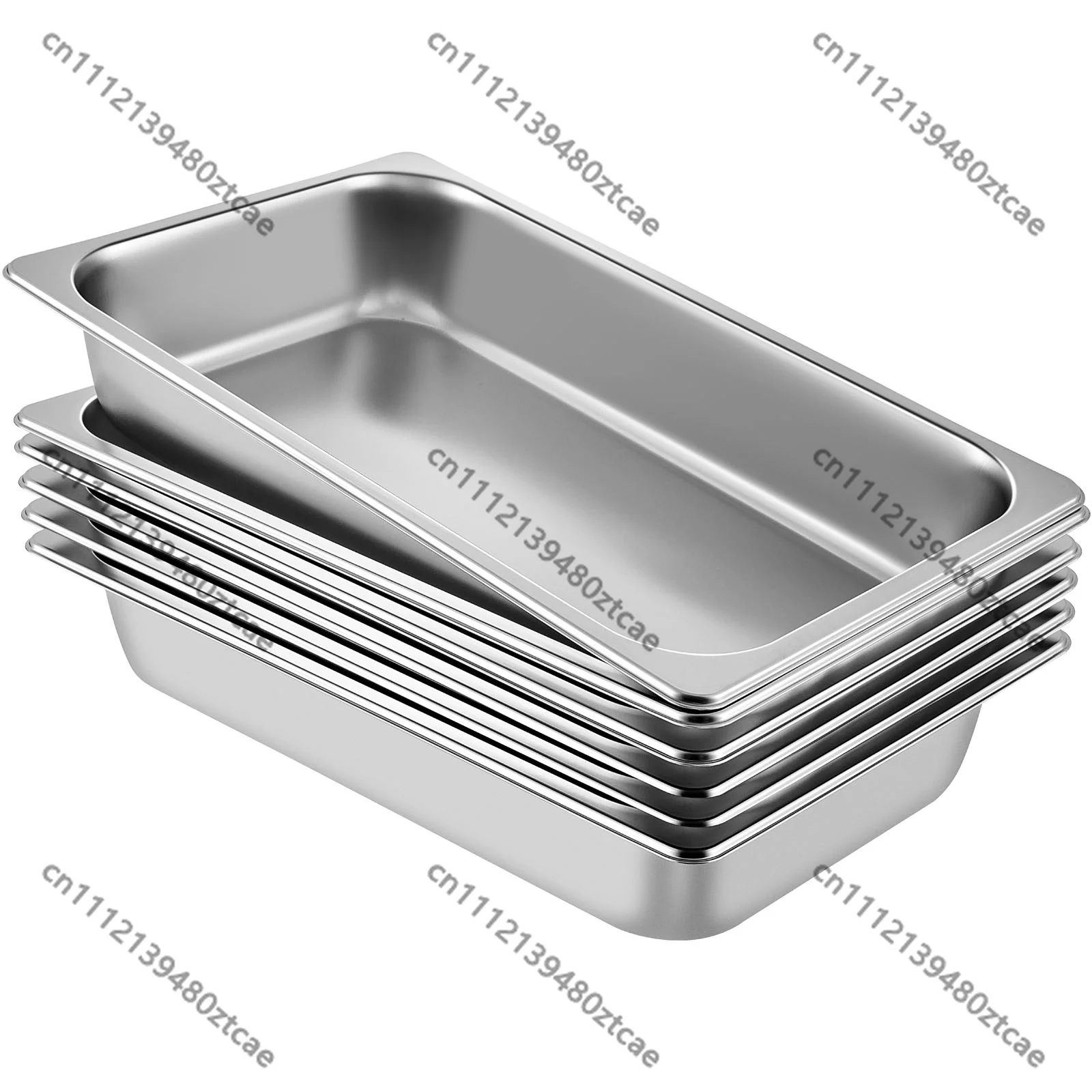 8.5L-20L Stainless Steel Buffet Food Pan Steam Table Container Catering Tray for BBQ Party Banquet Use