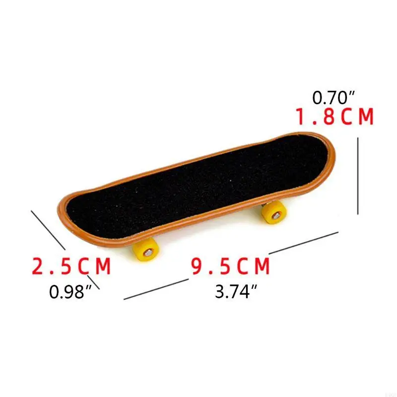 D5QF Mini Alloy Finger Sport Set Bike Fingerboard DIY for Creative Game Skateboard Kids Children