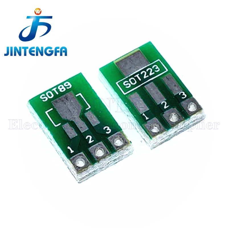 20PCS SOT89 SOT-89 SOT-223 SOT223 zu DIP PCB Transfer Board DIP Pin Board Pitch Transistor IC Adapter platte Umwandlung bord