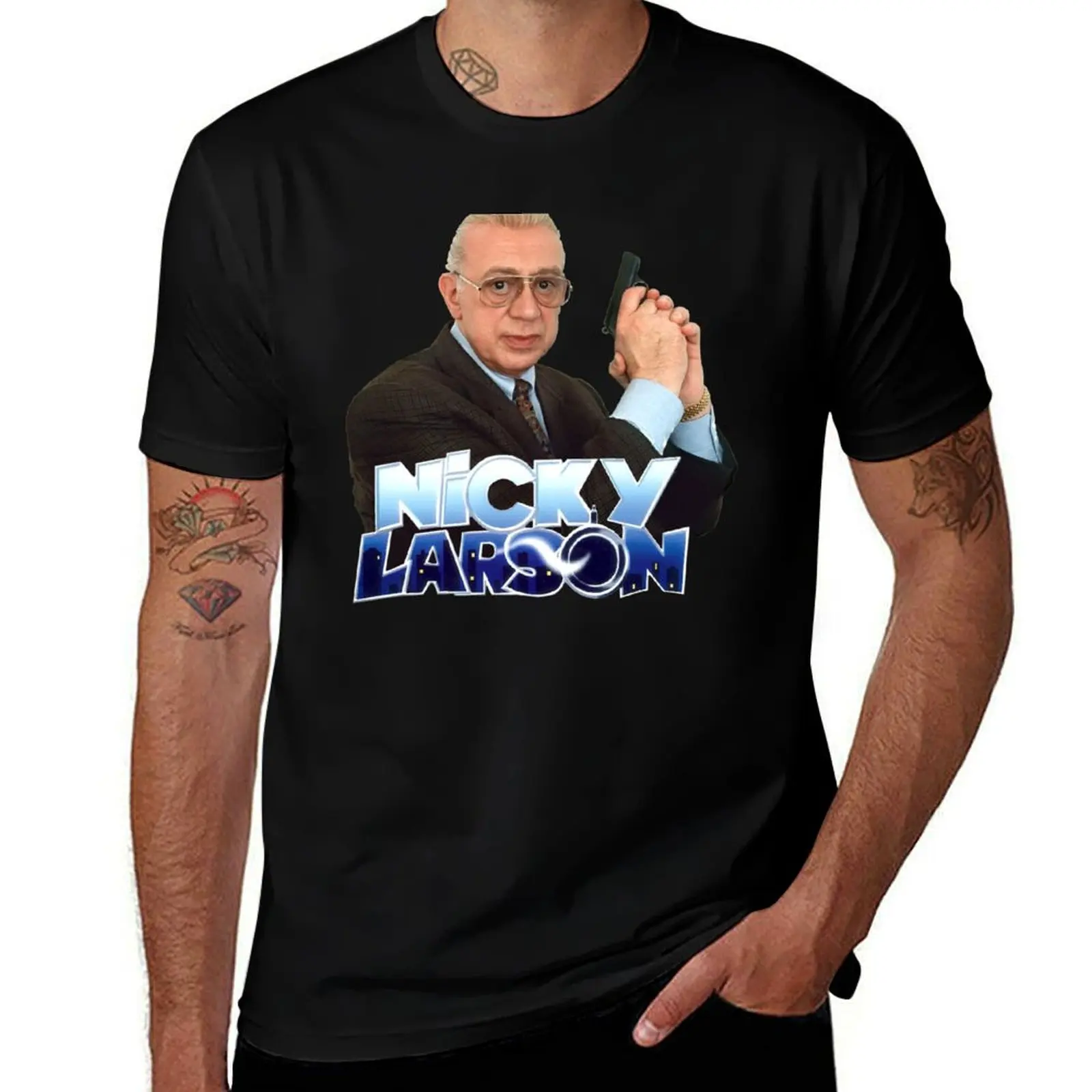 Derrick larson T-Shirt street wear basketball graphic tees graphic t shirt vintage blanks mens tall t shirts