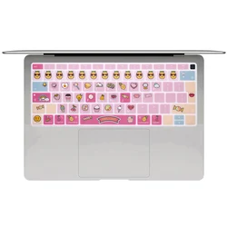 Cute Keyboard Cover for MacBook Air 13 inch 2019 2018 Release A1932 with Retina Display with Touch ID EU Layout Protective Skin
