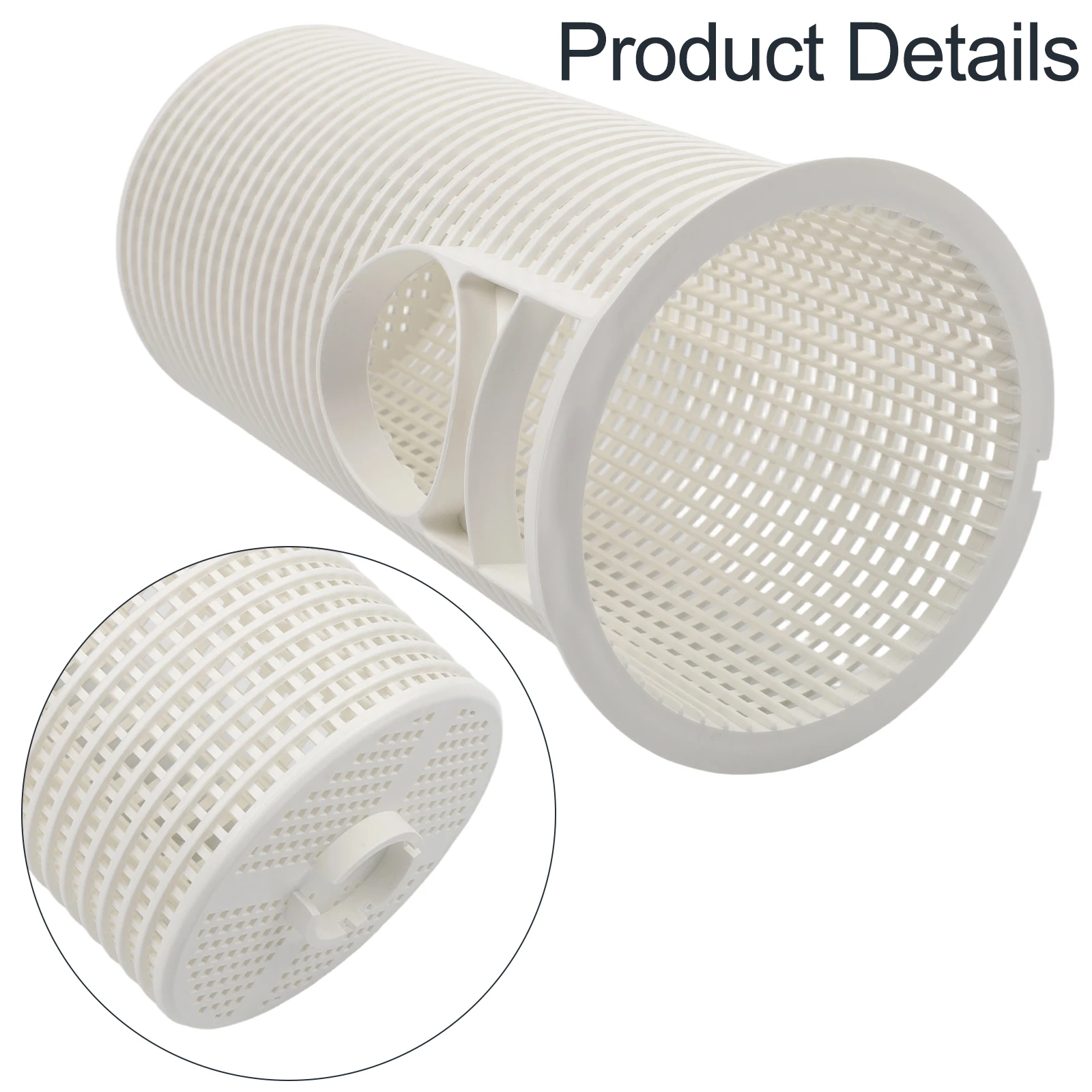 Pool Maintenance White R0480100 Filter Pool Pump Strainer Debris Catcher Quick Installation Lightweight Design For Jandy