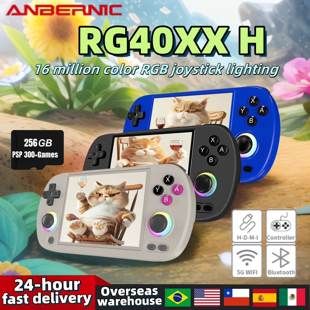 مراجعات وتحليل لجهاز ANBERNIC RG40XX H: أفضل جهاز ألعاب محمول لمحبي الألعاب
