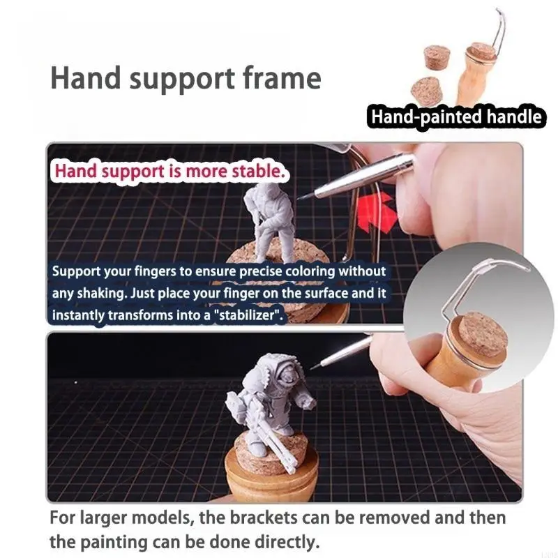 Sturdy Craft Stand for Hand Painting Figurines Models Made of Lightweight