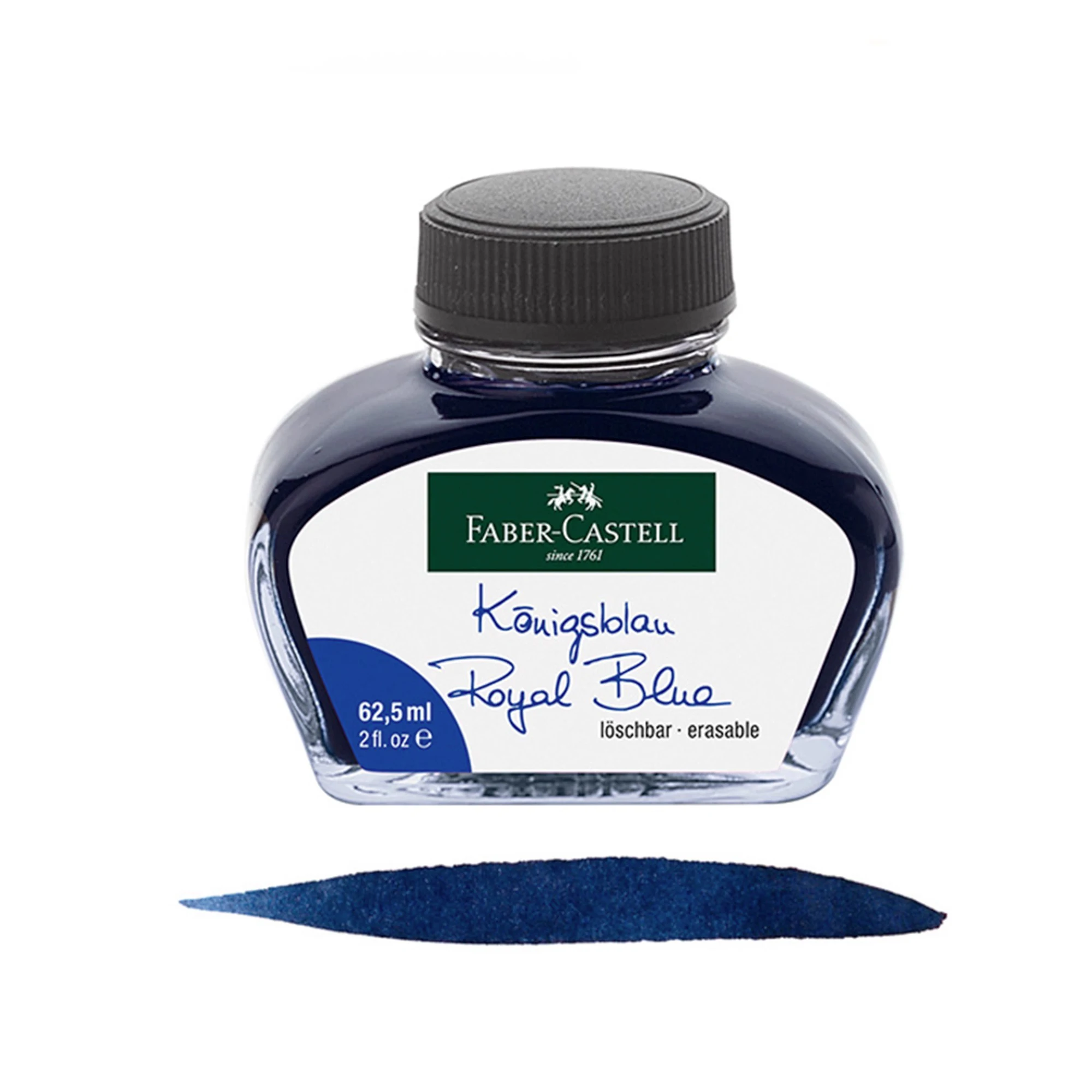 

Faber-Castell, 30 мл, сменный блок с чернилами для перьевой ручки — бутылка с черными/синими чернилами без углерода, плавный поток, высококачественные запасные чернила для письма