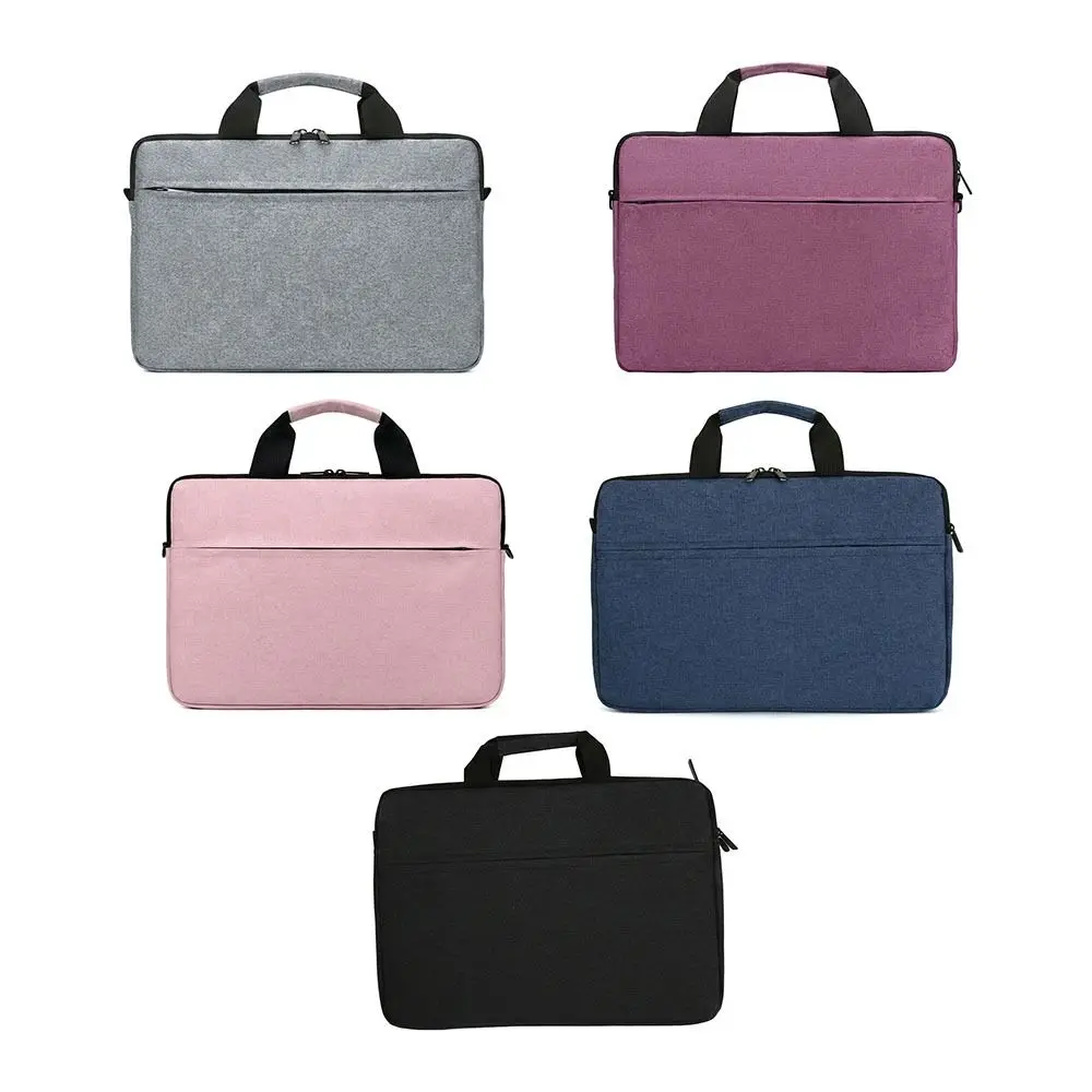 

Durable 15.6Inch Laptop Sleeve Waterproof Adjustable Shoulder Strap Handbag Shockproof Laptop Case Work Office