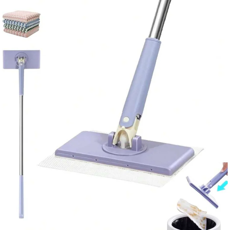 

2026 Upgraded Snap Grip Mini Mop, Zero Touch Mini Mops, Cloth Changing MiniMop